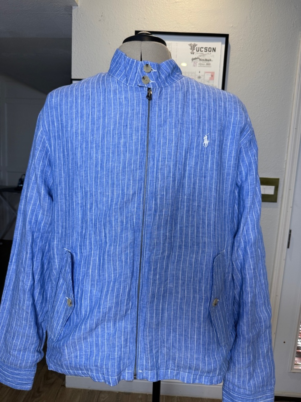 Polo Ralph Lauren Men's Striped Linen Jacket - Picture 1 of 7